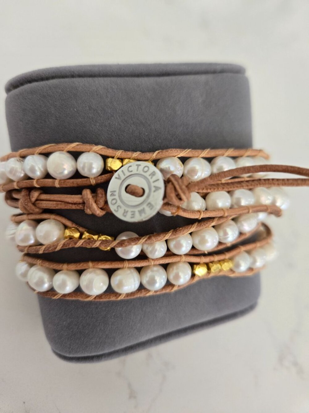 Victoria Emerson Freshwater Pearl Wrap Bracelet - Picture 4 of 7